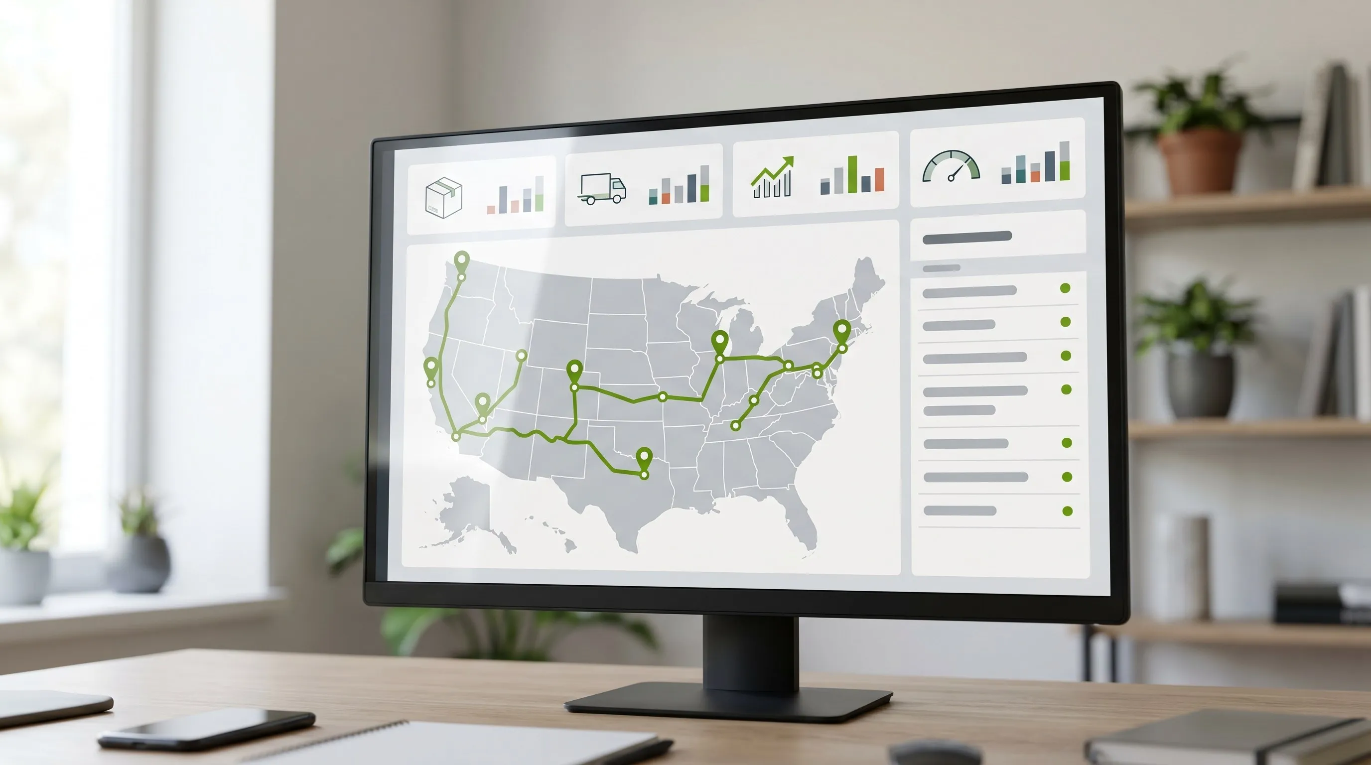 Logistics — Shipment tracking, dispatch coordination, and carrier-side customer support for logistics and 3PL operators