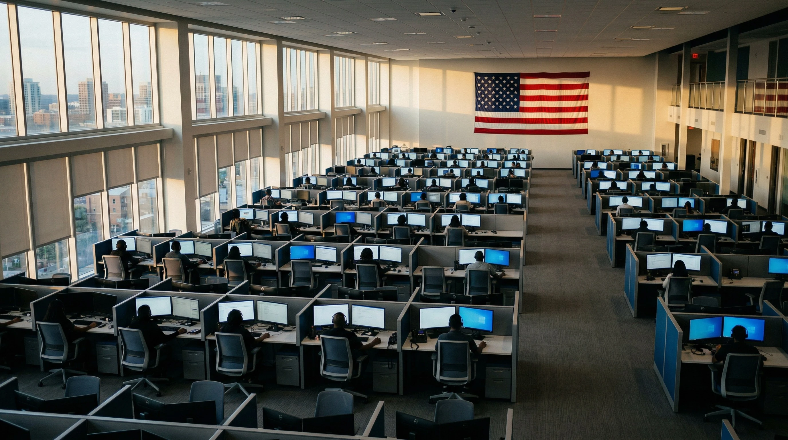 States are bringing call center work home. We did it 20 years ago.