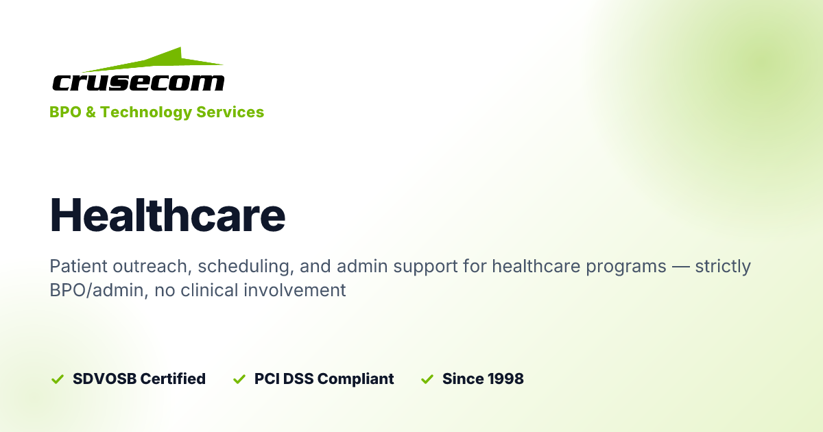 Healthcare | Crusecom