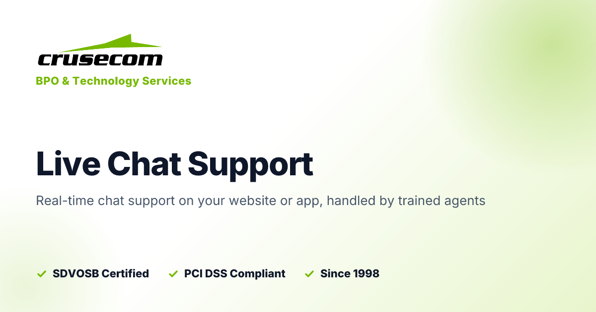 Live Chat Support | Crusecom
